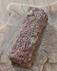 chocolate yule log baking lesson