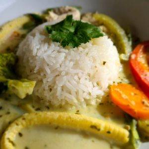 Healthy Thai Cooking lesson - Thai green curry 